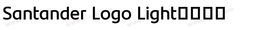 Santander Logo Light字体转换